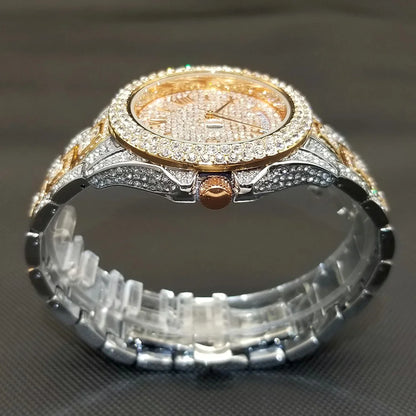 💎 Montre UNIGUET DR04 – Montre-bracelet Diamant Luxe Plaquée Or 18 Carats