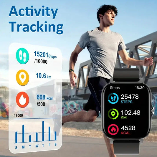 KESHUYOU 2025 SmartWatch — Élégance, Bien-être & Connectivité au Poignet