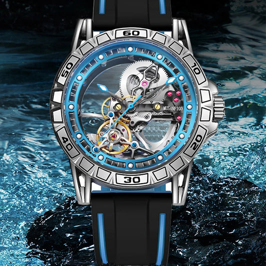 ⌚ MUSANFIGO 6026C – Montre Mécanique Automatique Édition Limitée à Cadran Squelette