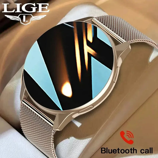 ⌚ LIGE 2024 – Montre Connectée Haut de Gamme | Bluetooth, Appels, Suivi Santé & Cadran Personnalisé + Boîte Incluse