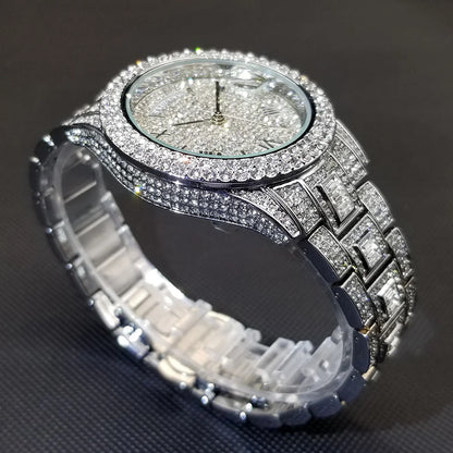 💎 Montre UNIGUET DR04 – Montre-bracelet Diamant Luxe Plaquée Or 18 Carats
