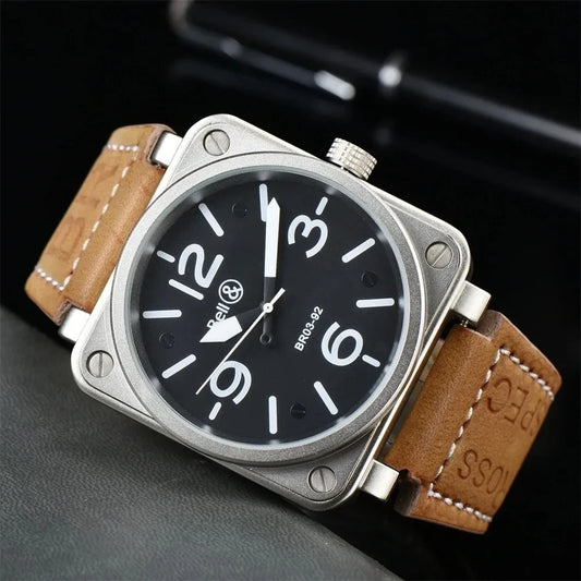 🛩️ Montre Automatique Homme 2025 – Édition Limitée Aviation BR03-92