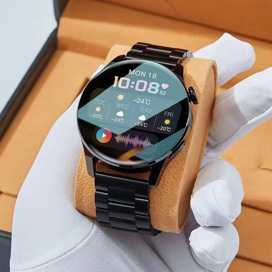 ⌚ WELAIDE W4 – Montre Connectée de Santé & Fitness | Écran OLED HD 1.43" | Appels Bluetooth & Suivi Cardiaque