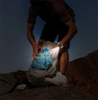 ⌚ ChiBear Military Outdoor Smartwatch – Montre Connectée Tactique GPS & LED pour Hommes
