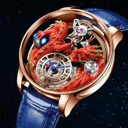 ⌚Montre Homme PINDU Design 2025 💎 Tourbillon Diamant | Verre Saphir • Étanche • Luxe Moderne