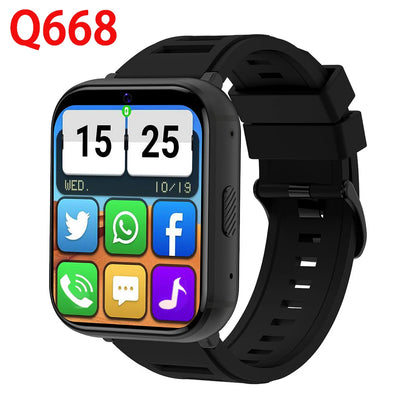 Montre Connectée 4G Homme – GPS • Caméra • Étanche • 4 Go RAM / 64 Go RAM