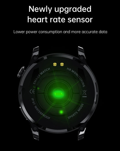 ⌚ WELAIDE W4 – Montre Connectée de Santé & Fitness | Écran OLED HD 1.43" | Appels Bluetooth & Suivi Cardiaque