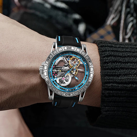 ⌚ MUSANFIGO 6026C – Montre Mécanique Automatique Édition Limitée à Cadran Squelette