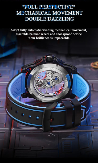 ⌚ MUSANFIGO 6026C – Montre Mécanique Automatique Édition Limitée à Cadran Squelette